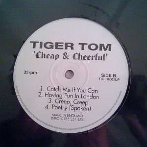 TigerTom Cheap & Cheerful Album LP B-Side