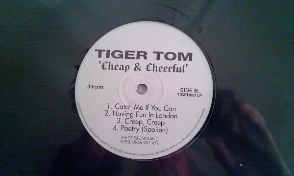 TigerTom Cheap & Cheerful Album LP B-Side